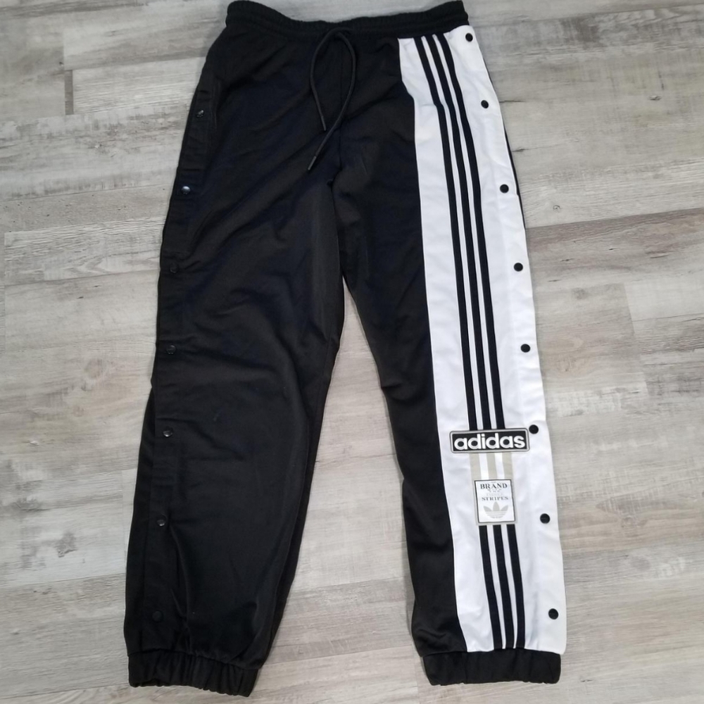 adidas side button joggers